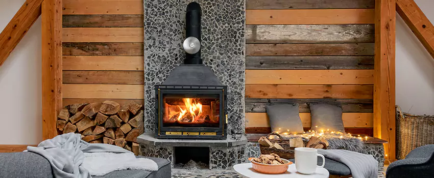 Thelin Hearth Products Direct Vent Gas Stove Fireplace Inspection in Hanahan, South Carolina
